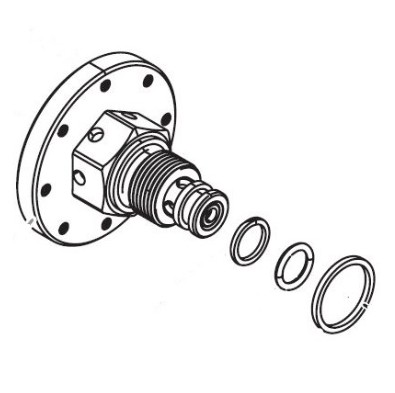 Titan 0153865 Guide/valve Housing Assembly Kit
